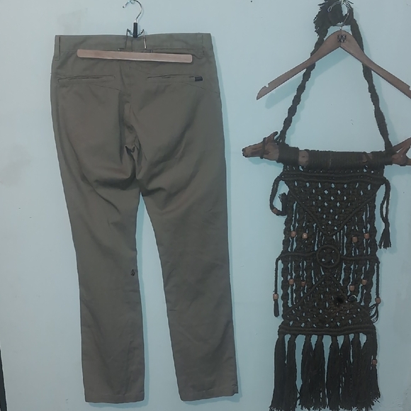 Men's Stretch Chino Pants - Khaki - Picture 5 of 13